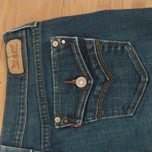 EUC Levi's 505 Straight Leg Jeans Men's size 10 30 x 32 - Picture 6 of 7